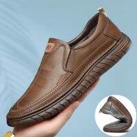 Breathable Leather Loafers Mens Summer Shoes Comfty Driving Shoe Skateboard Casual Sneakers Sneaker Hand-stitching Their Flat