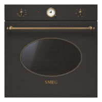 [0% 10 เดือน] เตาอบ (Smeg) Colonial Aesthetic รุ่น  SF800AO สีแอนทราไซต์ ดีไซน์ Coloniale ขนาด 60 ซม.