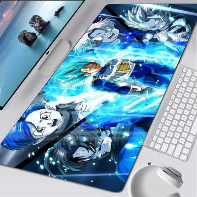 ☍♗ Goku Keyboard and Mouse Pad Gamer Mat Small Table Pads Gaming Computer Desks Anime Mousepad Cute For Office Desktop Deskmat Rug