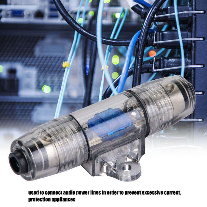 1 In 1 Out AGU Fuse Block 60A Fuse Distribution Block Car Audio Fuses