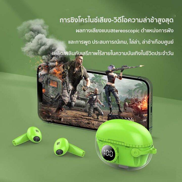 ใหม่ล่าสุด-หูฟังบลูทูธ-สเตอริโอ-หูฟังไร้สาย-แยกเสียงซ้ายขวา-tws-wireless-bluetooth-5-3-headset-earphone-earbud-รุ่นm25-เป็นแบบสัมผัส