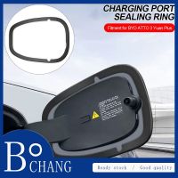 BETOP สำหรับ BYD Atto 3 EV ชาร์จในรถพอร์ตป้องกันแหวนปิดผนึกยางแหวนฝาครอบกันฝุ่นอุปกรณ์กันน้ำสำหรับ BYD Atto 3 EV 2022 2023