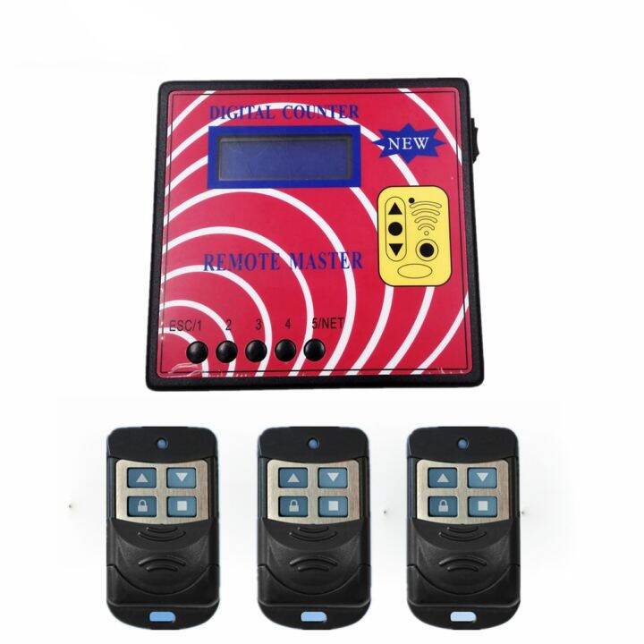 Digital Counter Remote Master Car Garage Door RF Remote Key Programmer