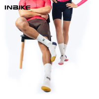 INBIKE ถุงเท้าขี่จักรยานใหม่จักรยานเสือหมอบมืออาชีพถุงเท้าขี่จักรยานผู้ชายผู้หญิงยืดหยุ่นสูงกีฬาขี่จักรยานระบายอากาศดูดความชื้นระบายเหงื่อชุดใส่ปั่นจักรยานถุงเท้ากีฬา