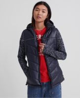 SUPERDRY STORM CLASSIC JACKET - แจ็คเก็ตกันหนาว แจ็คเก็ตแบบมีซิป สำหรับผู้หญิง สี Navy