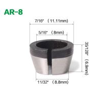 6/ 6.35/ 8Mm Shank Router Bit/extension Collet Chuck แกะสลักเครื่องตัดแต่ง