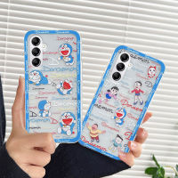 เคสโทรศัพท์ Galaxy A05s A05 รูปแบบการ์ตูนน่ารักโดราเอมอนกันกระแทกปลอกซิลิโคนโปร่งใสอ่อนนุ่มเคสSamsung A05 A05s เคสโทรศัพท์ฝาครอบกรณี