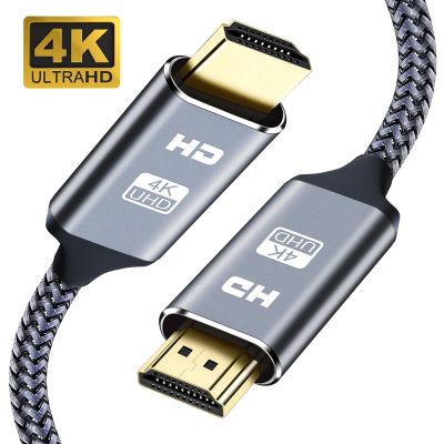 Kabel HDMI 2.0 4K kabel untuk PS4 PS3 Xbox Fire stik TV Blue Ray Player HDR 3D Ethernet kecepatan tinggi 4K 60Hz Male 3FT 6 kaki 10 kaki