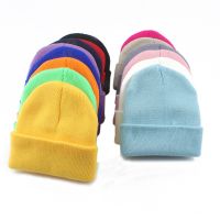 【YD】 Hats New Parent Kid Skullies Knitted Hat Female Beanie Caps Warm Bonnet Ladies Cap