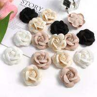 【LZ】❀✹♚  2/5Pcs Rose Flores Artificiais Cabeças Home Decor Casamento Decoração Flores Falsas DIY Craft Wreath Scrapbook Acessórios