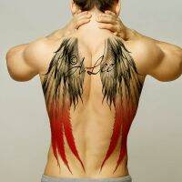 hot！【DT】✸❍  men temporary tattoo stickers body art waterproof wings large vintage full back tatoo boys tribal fashion decal