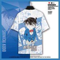 Summer Short-Sleeved Conan T-Shirt Mens Plus Size Cartoon 3D Printed Trendy Quick-Drying Loose