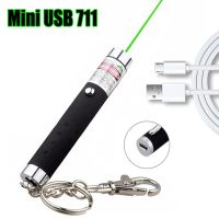 ◇┅✥ High Power USB Green Red Dot Laser Pointer 711 5MW 532nm Continuous Line laserpointer range Lazer pen Hunting accessories
