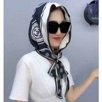 ✚♝ and New Layer Double-sided Scarf Hat Protection Fei Ling Same