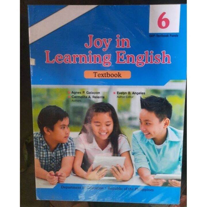 Joy in Learning English 6 Textbook | Lazada PH