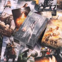 【YF】 Runic Tarot Cards Oracle Prophecy Fate Divination Deck Family Party Board Game Fortune Telling