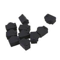 Ethernet Hub Port RJ45 Anti Dust Cover Cap Protector Plug 50Pcs Black