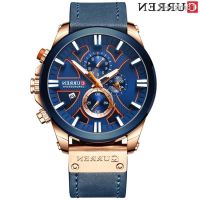 นาฬิกาผู้ชาย CURREN/card Ryan 8346 six stitches multi-functional waterproof watch fashion trend men big dial