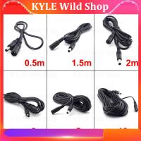 KYLE Wild Shop Female to Male Plug CCTV DC Power Cable Extension Cord Adapter 12V Power Cords 5.5mmx2.1mm For Camera Power Extension Cord