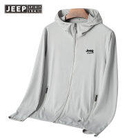 JEEP SPIRIT ครีมกันแดดสำหรับผู้ชายผิวเสื้อผ้าคอตั้งนุ่มพิเศษสำหรับกลางแจ้ง