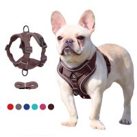 No Pull Pet Dog Harness Puppy Cat Safety Vest Reflective With 1.5M Traction Leash For Small Medium Dogs Chihuahua French Bulldog