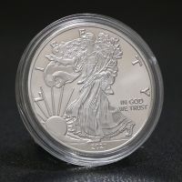 【CC】☎  U.S. Liberty 2021/ 2022 Coin America Plated Commemorative Collection Decoration