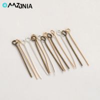 100pcs/lot 16 20 25 30 35 40 45 50mm Metal Steel Pin Earrings Ear Connecting Rod For DIY Jewelry Pins Making Handcraft Supplies