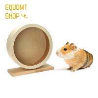 EQUOMT วิ่งเหยาะๆแบบหมุนได้เงียบจานหมุนออกกำลังกายสำหรับสัตว์เลี้ยงหนูแฮมสเตอร์ล้อกลมอุปกรณ์กรงสัตว์เลี้ยงขนาดเล็ก