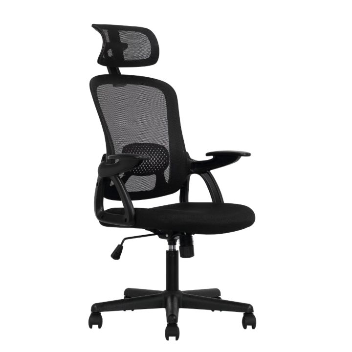 เก้าอี้สำนักงานที่เหมาะกับสรีระด้วยผ้าที่แขวนเสื้อติดเบาะรถสีดำเก้าอี้เล่นเกมความจุ275lb