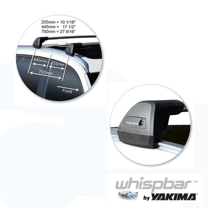 yakima-whispbar-roof-rack-bmw-x3-2010-2014-แร็คหลังคาตรงรุ่น-bmw-x3-2010-2014