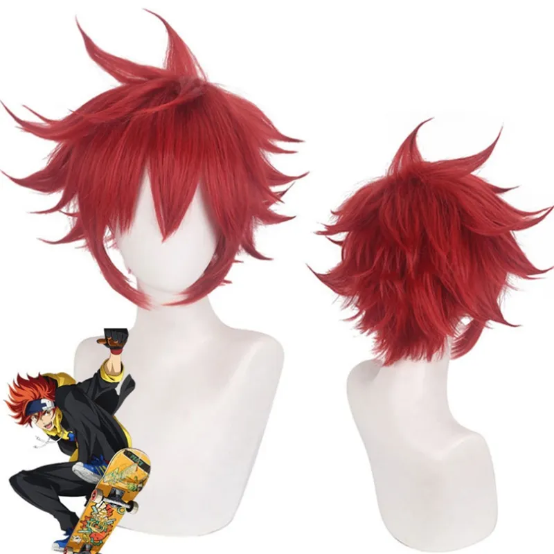 Anime SK8 the Infinity Wig MIYA Chinen Miya Short Black Hair