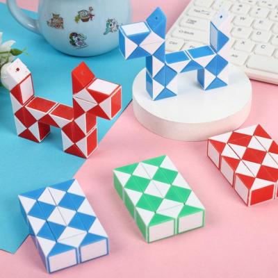 [Shelleys] 24ส่วน Puzzle พับ Magic ไม้บรรทัดเด็กพับเสียรูป Magic Cube