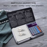 New LCD Digital High Precision 6 In 1 Multi-function Jewelry Scale Calculator 0.1G-500g / 1000g 0.01G-100g / 200g / 300g / 500g