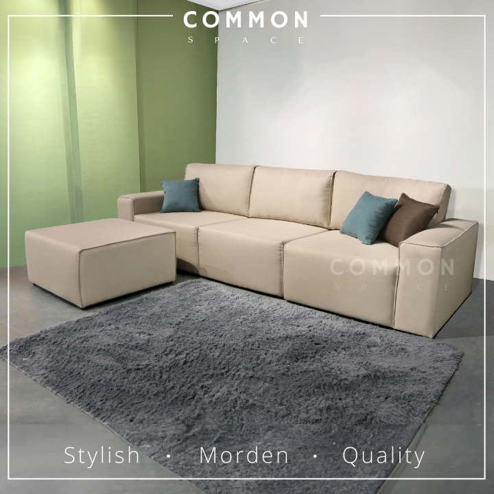 🔥 Free Delivery 🔥 Common Space - Olivia 3 Seater Modern L Shape Sofa ...