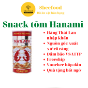Bánh snack,snack tôm Hanami 110 gr nhập khẩu Thái Lan giòn ngon đậm vị