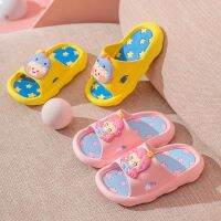 Children summer slippers private cute cartoon antiskid soft bottom cool