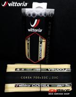 ยางนอก VITTORIA CORSA 700-25 ขอบพับ 1เส้น ขอบเหลือง