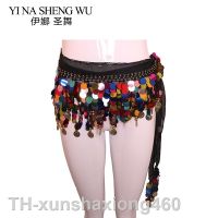 2023◐❉ New Belly Accessories 1 pc Fashion Colorful Coins Hip Scarf Skirt Waistband Belts Waist Chain