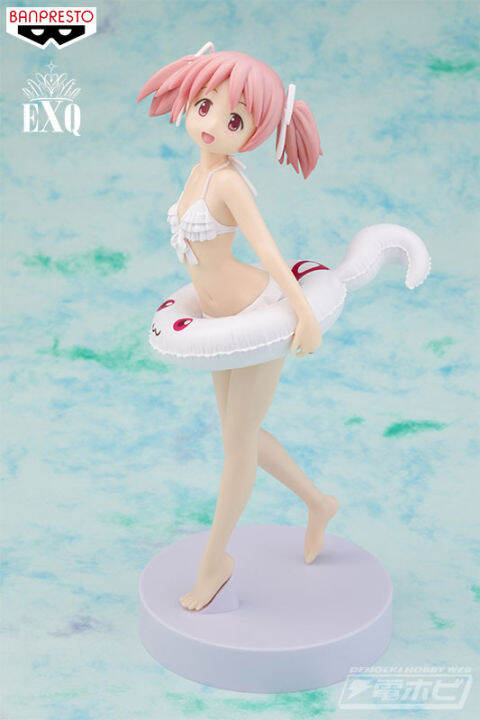 figure-ฟิกเกอร์-งานแท้-100-banpresto-puella-magi-madoka-magica-สาวน้อยเวทมนตร์-มาโดกะ-the-movie-rebellion-exq-madoka-kaname-คานาเมะ-มาโดกะ-ชุดว่ายน้ำ-ver-original-from-japan-anime-อนิเมะ-การ์ตูน-มังงะ