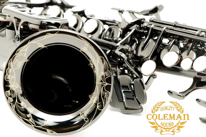 แซกโซโฟน-saxophone-curved-soprano-coleman-clc-551s-black-nickel