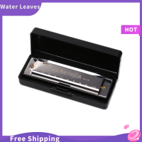 Water Leaves 10หลุม Harmonica ปากอวัยวะปริศนาเครื่องดนตรีเริ่มต้นการสอน