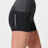 COD กางเกงขาสั้นผู้หญิงทรงบ็อกเซอร์สำหรับใส่วิ่งรุ่น KIPRUN (สีดำ) Womens running boxer shorts KIPRUN (black)