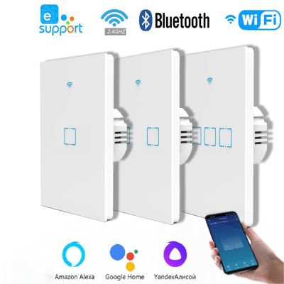 【DT】hot！ AXUS Ewelink Wifi No Wire Wall Switches Bluetooth Works With
