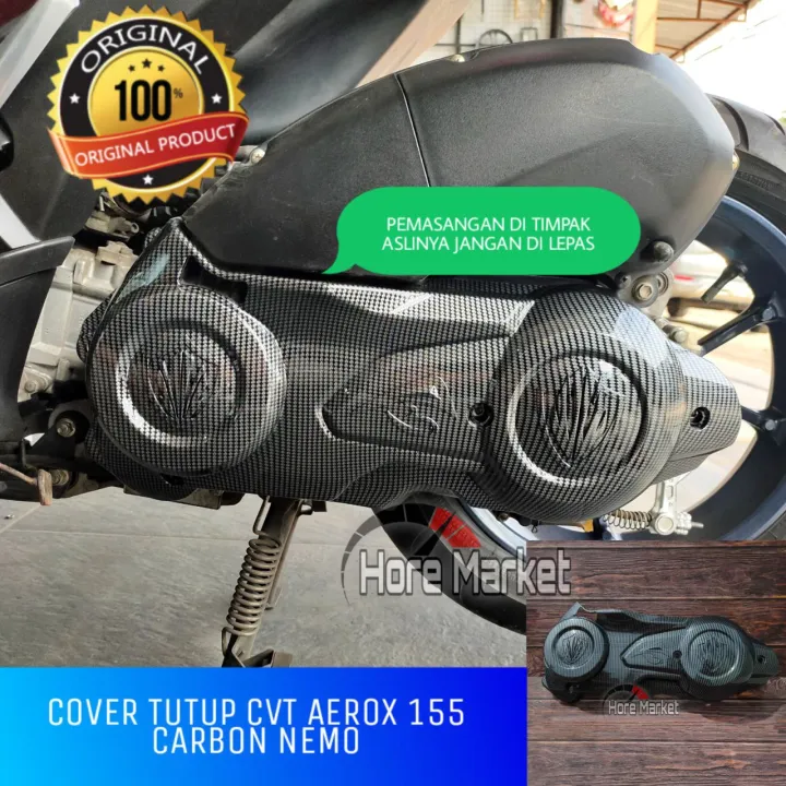 Tutup Cvt Aerox Carbon Nemo Cover Cvt Aerox Old Carbon Nemo Cvt