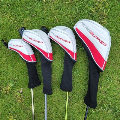 ✱ Red Universal Golf Woods Headcovers Covers For Driver Fairway Putter 135UT Clubs Set Heads PU Leather Simple golf head cover