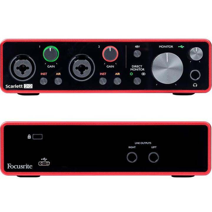 focusrite-scarlett-2i2-3rd-gen-ออดิโออินเทอร์เฟส-ตัวต่อกีตาร์เข้าคอม-แบบ-2-channel-ช่องเสียบแบบ-combo-xlr-แถมฟรีโปรแกรมตัดต่อเสียง-ableton-live-lite-9-amp-ชุด-plug-in-เสร