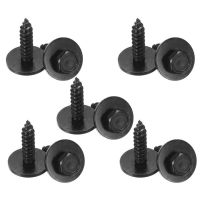 ☎♕ 20pcs/lot Self Tapping Tapper Screw And Washer 4.8 x 19 mm Black 8mm Screws Car Auto Accessories