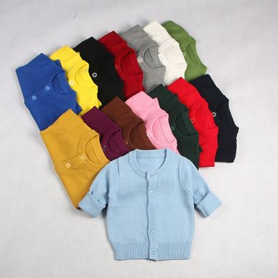 [COD] ins sweater childrens cardigan boys and girls knitted jacket