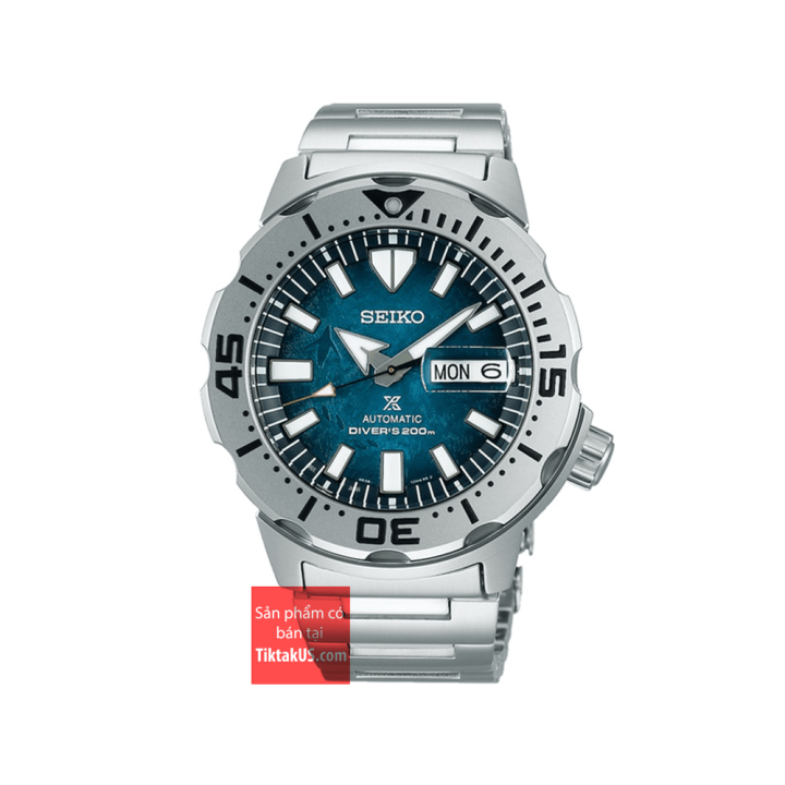 Đồng hồ nam Automatic Seiko Prospex “Save The Ocean Antarctica” Iced  Monster SRPH75K1 Limited Edition size 43mm dây thép vỏ thép không gỉ chống  nước 200m Tiktakus 