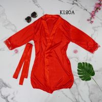 H คุณภาพดีที่สุด!! Yuko SEXY KIMONO SET SEXY LINGERIE BABYDOLL NIGHTDRESS G-STRING KL20A